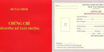 Chứng chỉ kế toán trưởng
