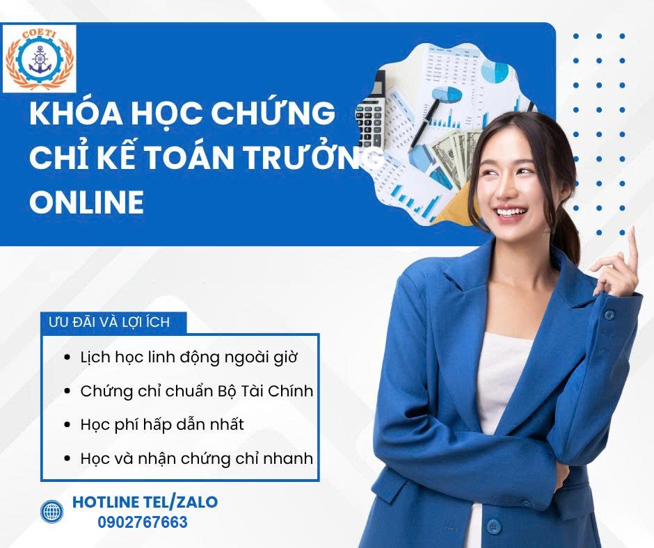 Khóa học chứng chỉ kế toán trưởng