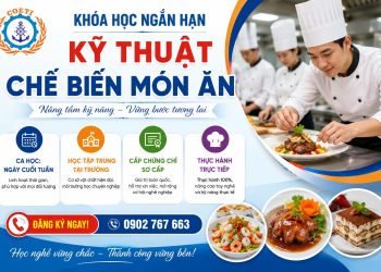 Khóa học đào tạo kỹ thuật chế biến món ăn