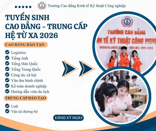 Tuyển sinh cao đẳng - trung cấp từ xa