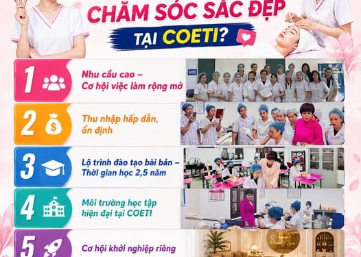 Ngành chăm sóc sắc đẹp tại COETI
